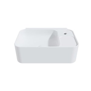 Cheviot Cruise Wall Mount Bathroom Sink - Vitreous China - 11.75-in x 15.75-in - White