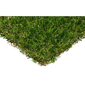 Trylawnturf Oasis Gold Synthetic Landscaping Artificial Grass - 15-ft x 6.6-ft - Green/Brown