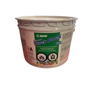 MAPEI Rubberflooring  Glue, Ultrabond Track PU 2K Adhesive - 7.57 L - White