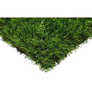Trylawnturf Oasis Green Synthetic Landscaping Turf - 25-ft x 6.6-ft - Green