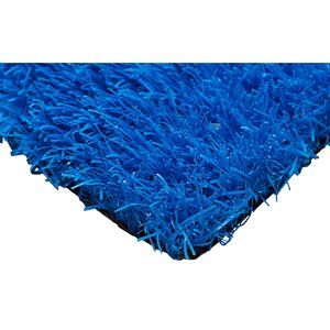 Gazon synthétique de couleur de Trylawnturf, 20 pi x 12 pi, bleu