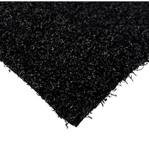 Gazon synthétique Diamond de Trylawnturf, 20 pi x 12 pi, noir