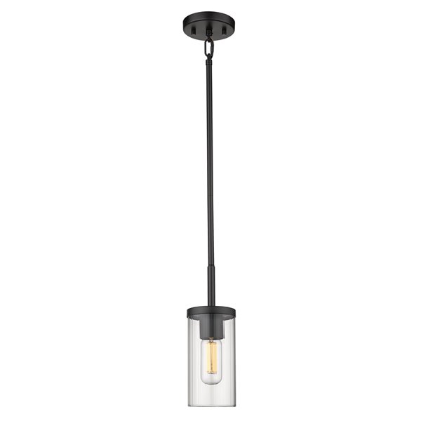 Golden Lighting Winslett Mini Pendant Light - Black