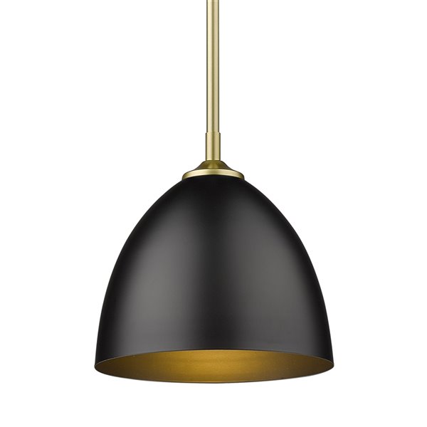 Golden Lighting Zoey Small Pendant Light - Gold