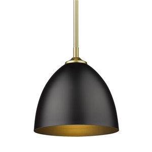 Golden Lighting Zoey Small Pendant Light - Gold