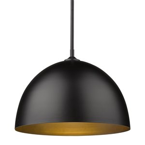 Golden Lighting Zoey Large Pendant Light - Black