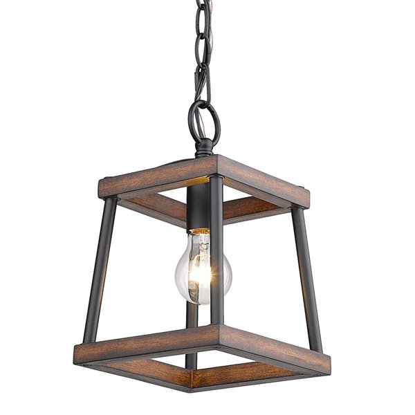 Golden Lighting Teagan Mini Pendant Light - Black