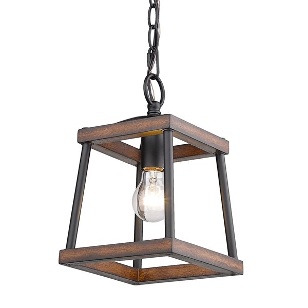 Golden Lighting Teagan Mini Pendant Light - Black
