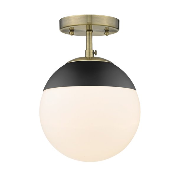 Golden Lighting Dixon Semi-Flush Light - Gold