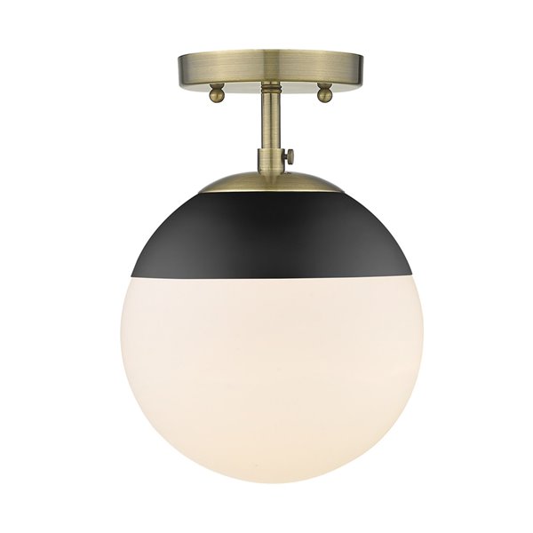 Golden Lighting Dixon Semi-Flush Light - Gold