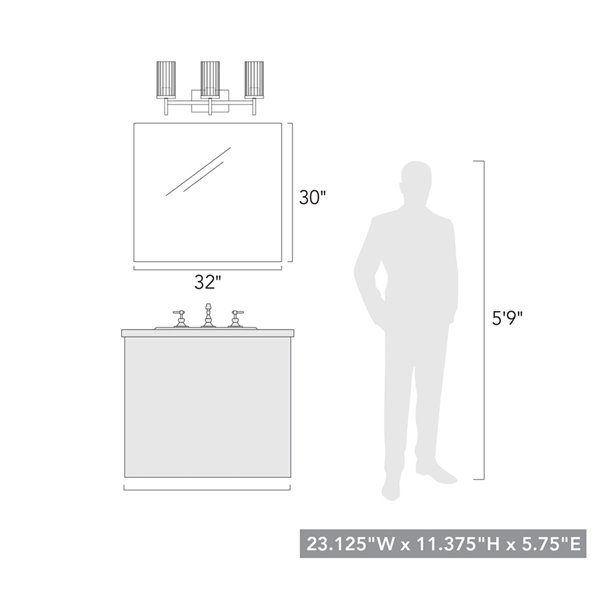 Winslett 3 Light Bath Vanity