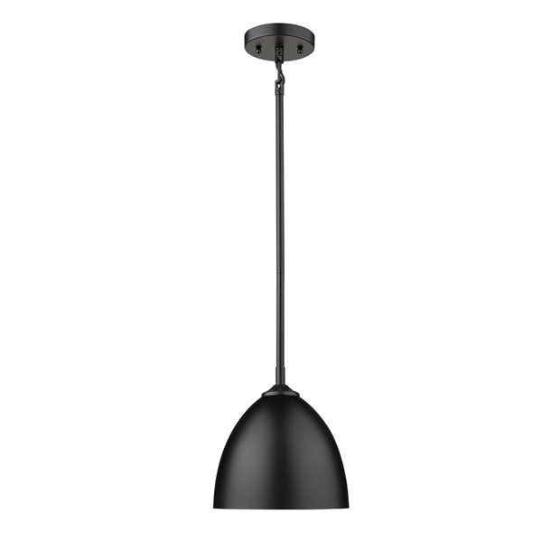 Golden Lighting Zoey Small Pendant Light - Black