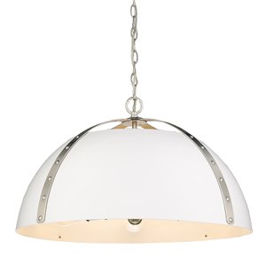 Golden Lighting Aldrich PW 5-Light Pendant Light - Pewter