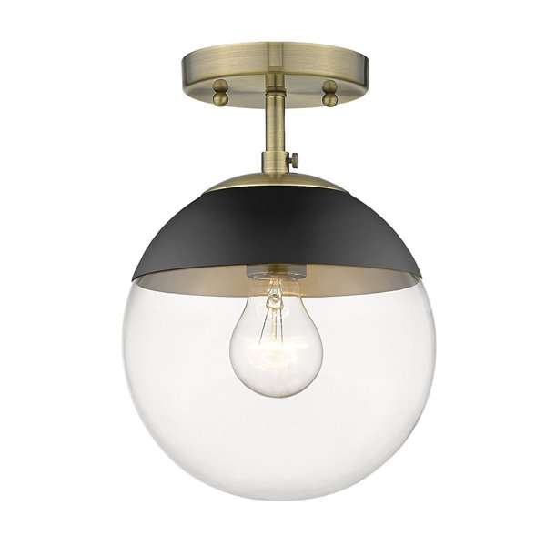 Golden Lighting Dixon Semi-Flush Light - Gold