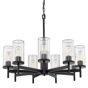 Golden Lighting Winslett 9-Light Chandelier - 30-in