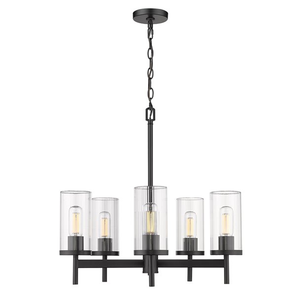 Golden Lighting Winslett 5-Light Chandelier - 23-in