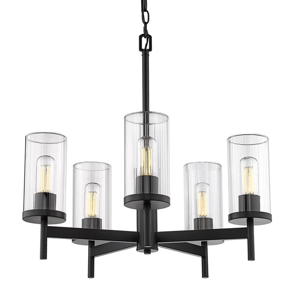 Golden Lighting Winslett 5-Light Chandelier - 23-in