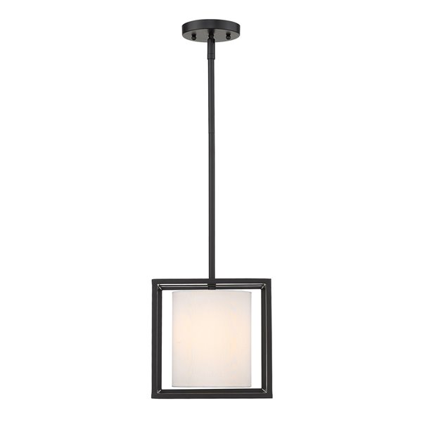 Golden Lighting Manhattan Linear Pendant Light - Matte Black