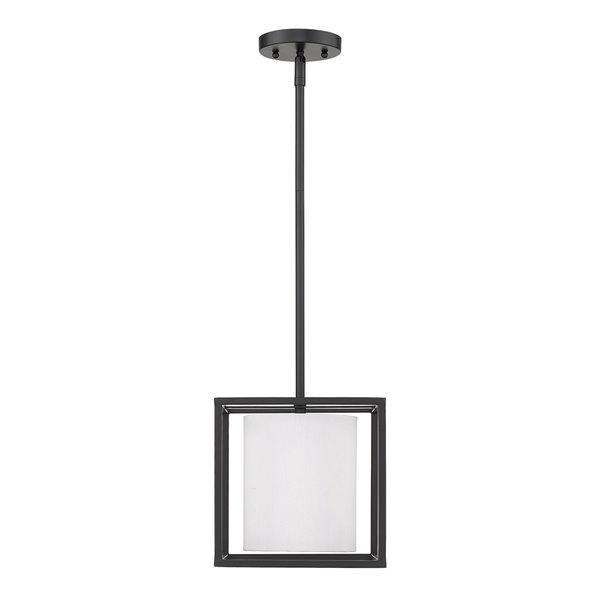 Golden Lighting Manhattan Linear Pendant Light - Matte Black