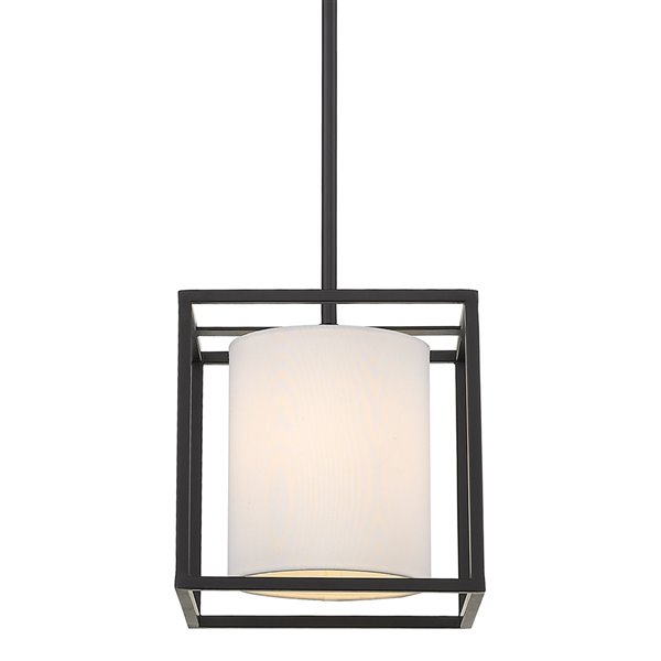 Golden Lighting Manhattan Linear Pendant Light - Matte Black