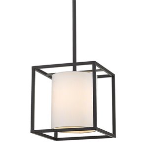 Golden Lighting Manhattan Linear Pendant Light - Matte Black