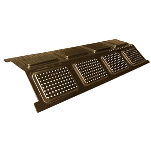 Music City Metals Stainless Steel Heat Plate for Cuisinart Brand Gas Grills - 15.82-in x 5.88-in