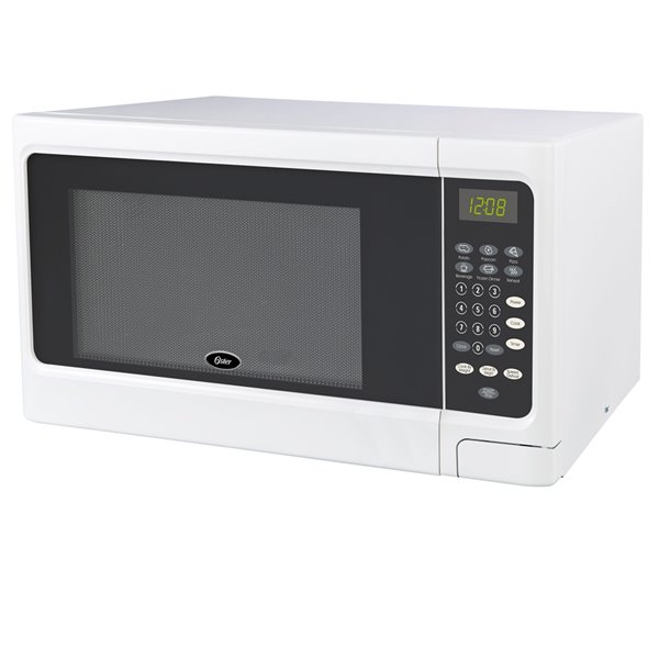 Oster Countertop Microwave Oven Stainless Steel Trim 1.3-cu.ft 1000w LED Display for sale online