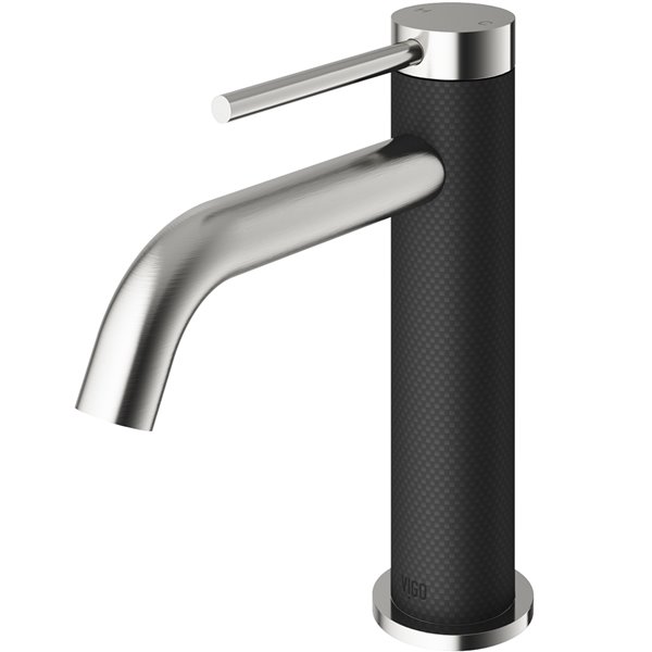 VIGO Madison&nbsp;8-in H Single Handle One-Hole Bathroom Faucet - Brushed Nickel