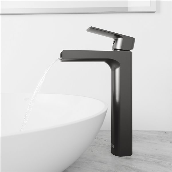 VIGO Amada Bathroom Faucet - Graphite Black