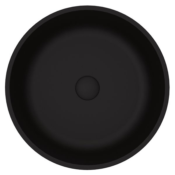 VIGO Modus Bathroom Sink - 16.5-in - Matte Black