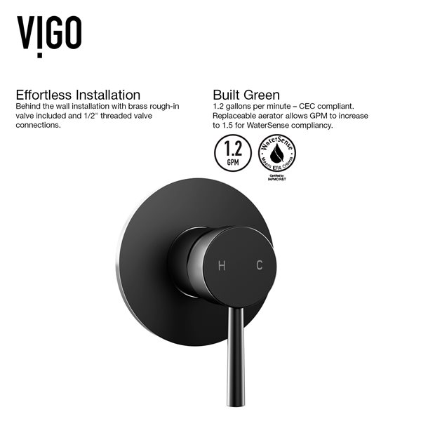 VIGO Jasmine&nbsp;15-in W x&nbsp;18-in L White Matte Stone Rectangle Vessel Bathroom Sink with Olus Faucet/Drain - Matte Black