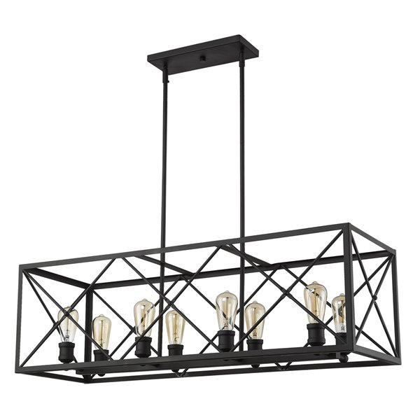 Luminaire suspendu Brooklyn de Acclaim Lighting, 8 ampoules, bronze