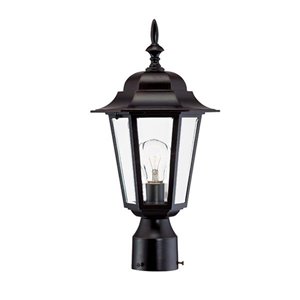 Lanterne de poteau extérieur Camelot de Acclaim Lighting à 1 ampoule, bronze