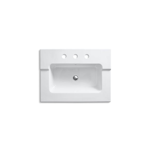 KOHLER Tresham VanityTop Sink with 8in Widespread Faucet Holes