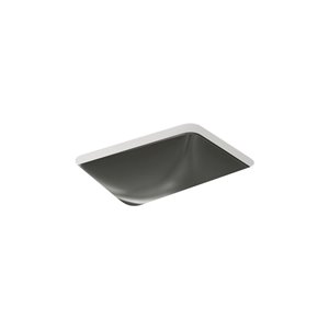 Lavabo rectangulaire en sous-surface, Caxton de KOHLER, 15 po, gris