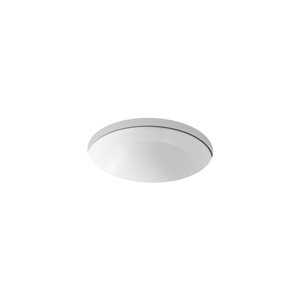 Lavabo de salle de bain en sous-surface Camber de KOHLER, 16 po, blanc