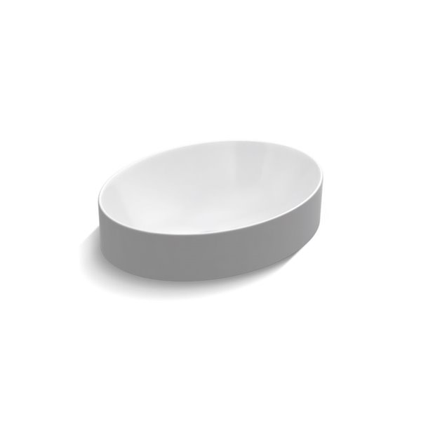 Lavabo de salle de bain en surface ovale Vox de KOHLER, blanc