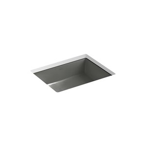 Lavabo de salle de bain en sous-surface Verticyl rectangulaire, gris