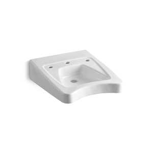 KOHLER Morningside Mounted Wheelchair Accessible Sink - 20-in x 27-in - White