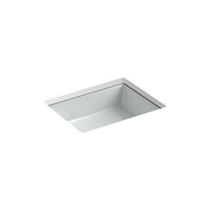 Lavabo de salle de bain en sous-surface rectangulaire Verticyl de KOHLER, noir