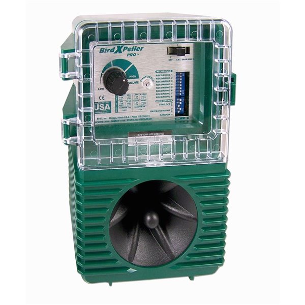 Bird-X Peller Pro Sonic Bird Detterent - Single Speaker