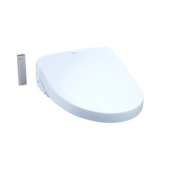 TOTO Washlet Auto Open Electronic Bidet Toilet Seat - Elongated - Cotton White