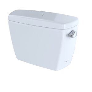Réservoir de toilette Eco Drake de TOTO à simple chasse, coton blanc