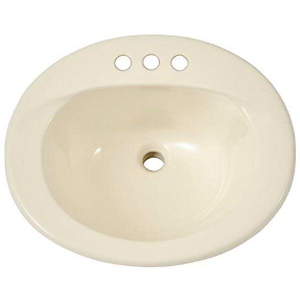 Oval Countertop Bathroom Sink 20 In Sedona Beige 1063515 Rona - Oval Countertop Bathroom Sinks