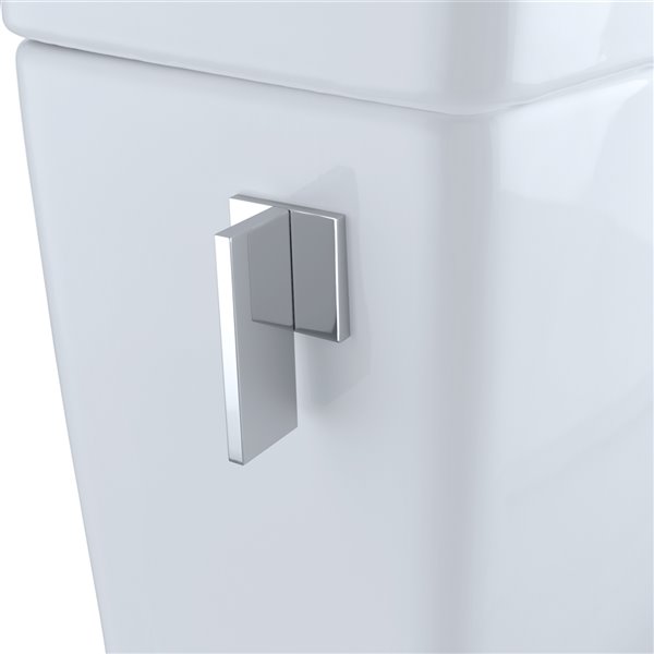 Toilette à cuvette allongée Legato de TOTO hauteur ergonomique blanc coton