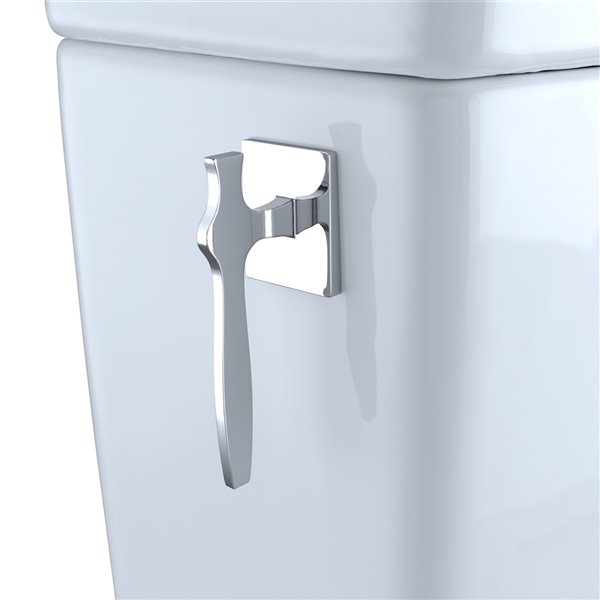 Toilette à cuvette allongée Aimes de TOTO, hauteur ergonomique, blanc coton