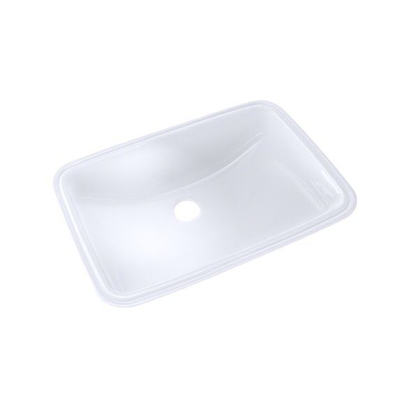 Lavabo de salle de bains rectangulaire de TOTO, 20,88 po, blanc