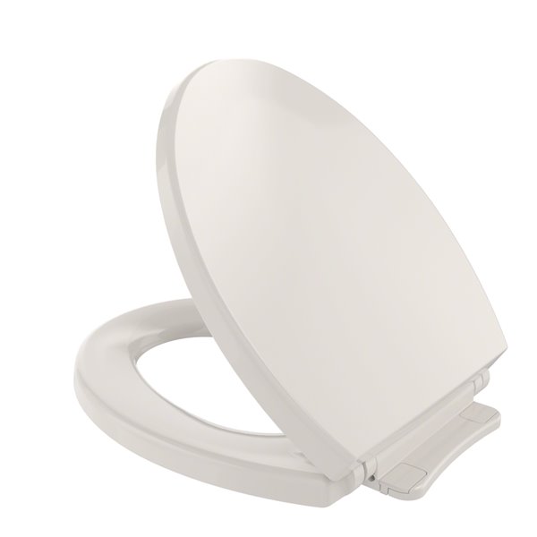 Siège de toilette rond à fermeture en douceur de TOTO, beige sedona