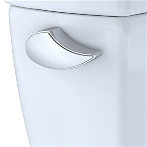 Levier de déclenchement pour les toilettes Carusoe de TOTO, chrome poli