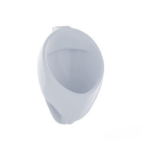 TOTO Commercial Urinal with Back Spud - Cotton White